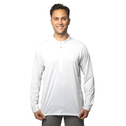 Men's SG Edge White Camo Long Sleeve Half Zip Shirt SG Edge Apparel